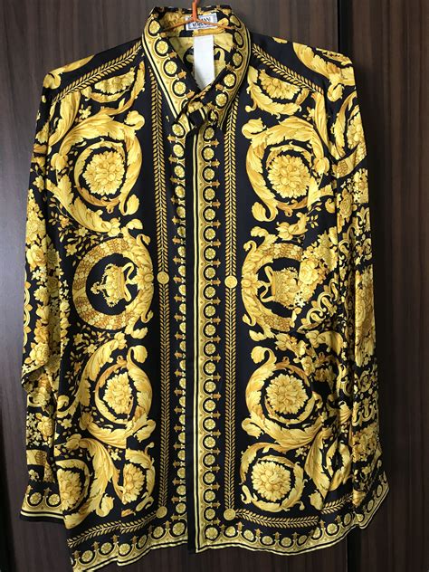 buy versace silk shirt|versace silk shirt vintage.